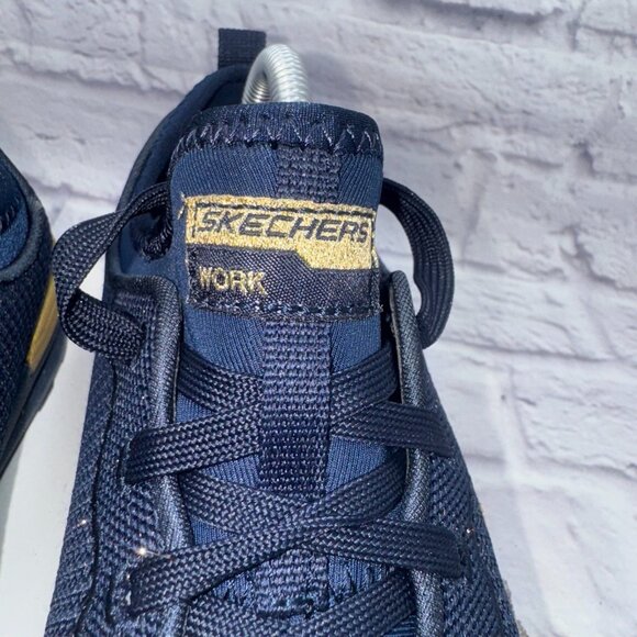 Skechers Women's Blue Bulkin Composite Toe Non Slip Work Safety Shoe Size 8.5 - Picture 3 of 13